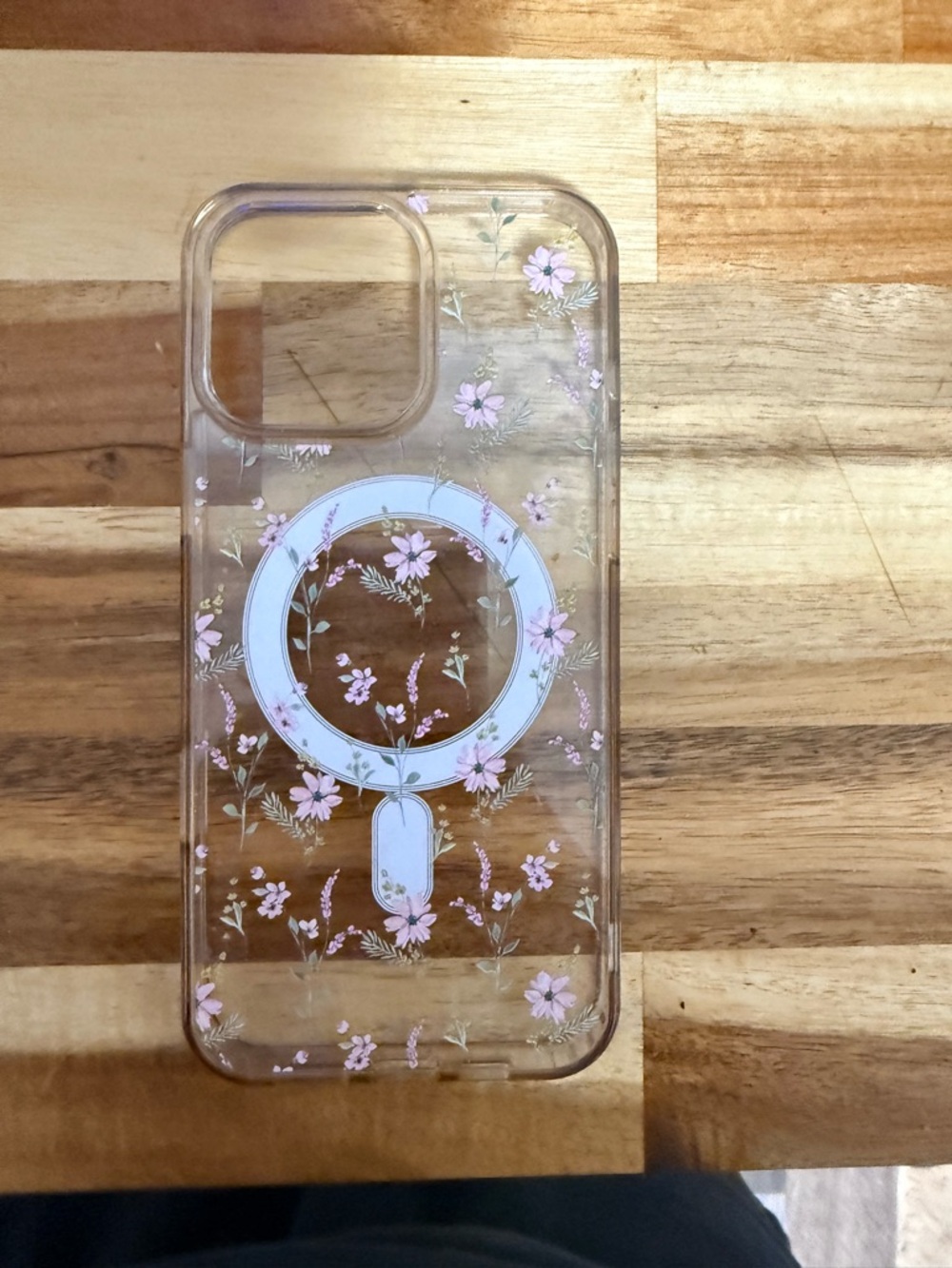 Floral Clear MagSafe Case